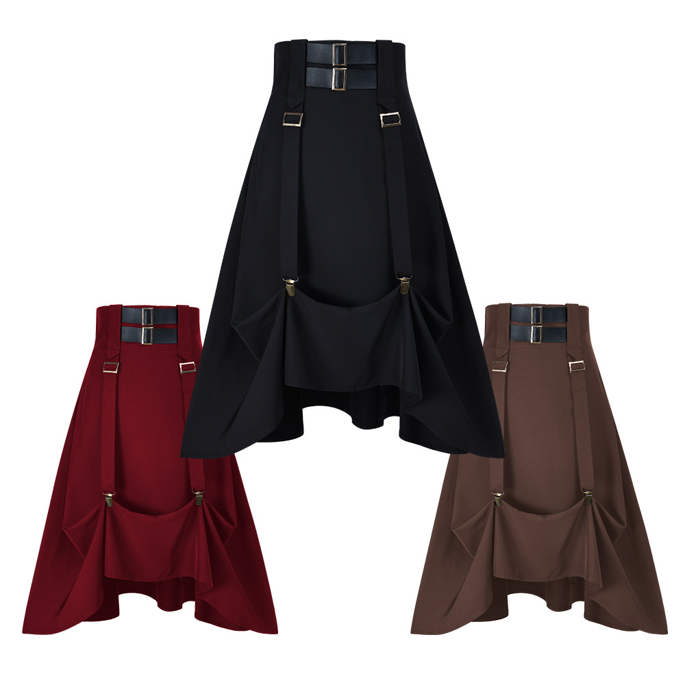 Skirts - Vestido Vintage Steampunk, Saia Gótica Medieval