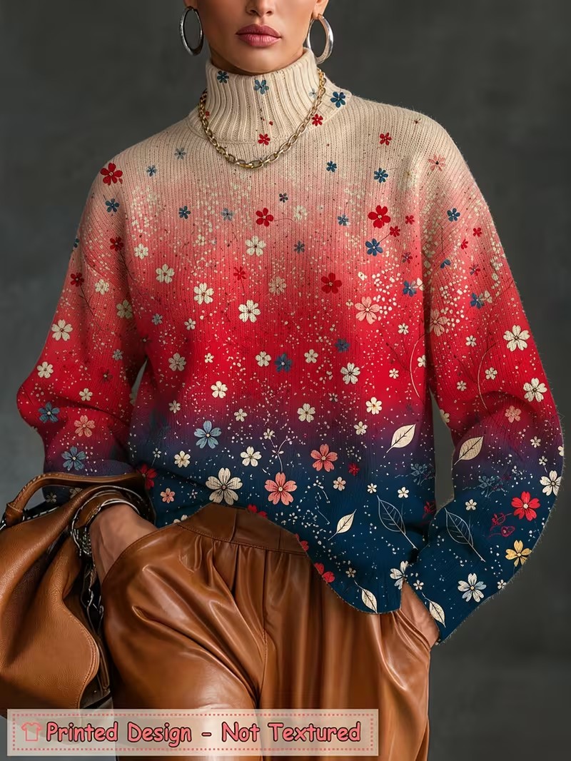 Camiseta de gola alta para mul - Blouses avaliação e preço