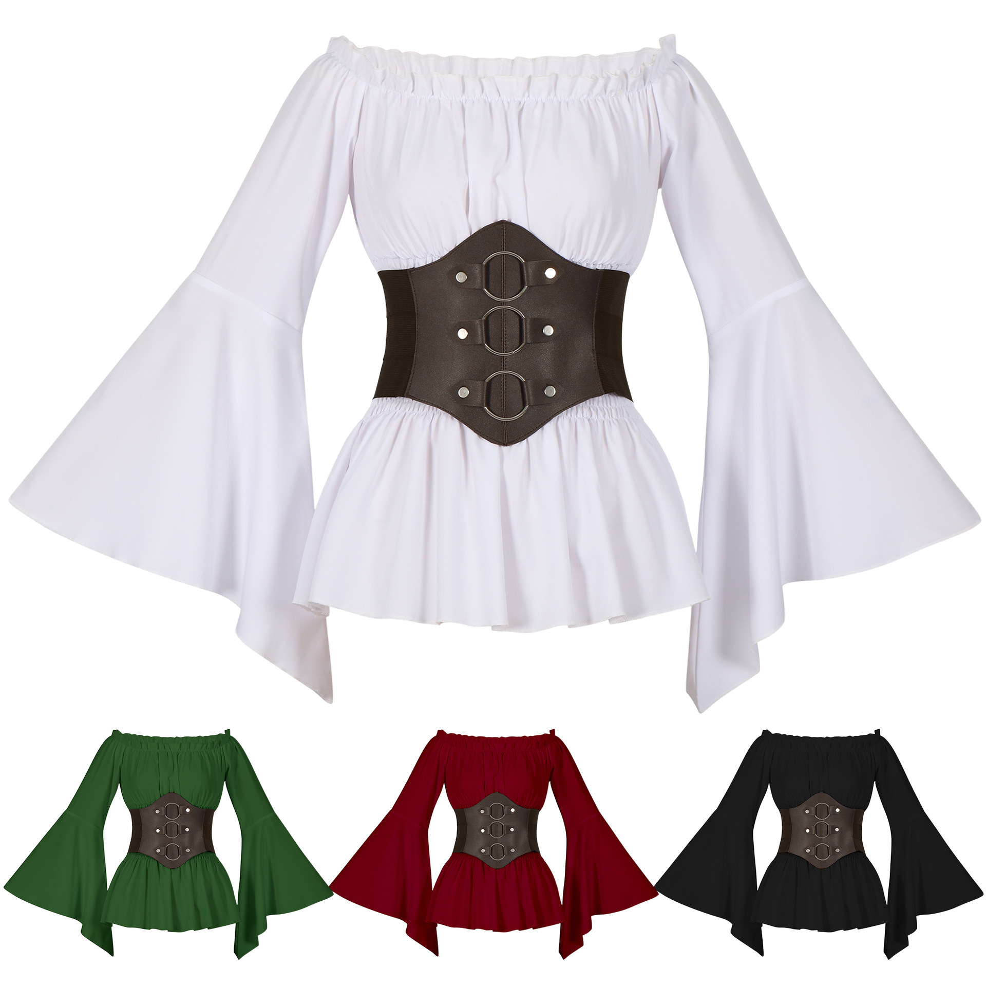 Camisa Pirata Medieval Vitoria - Tops avaliação e preço